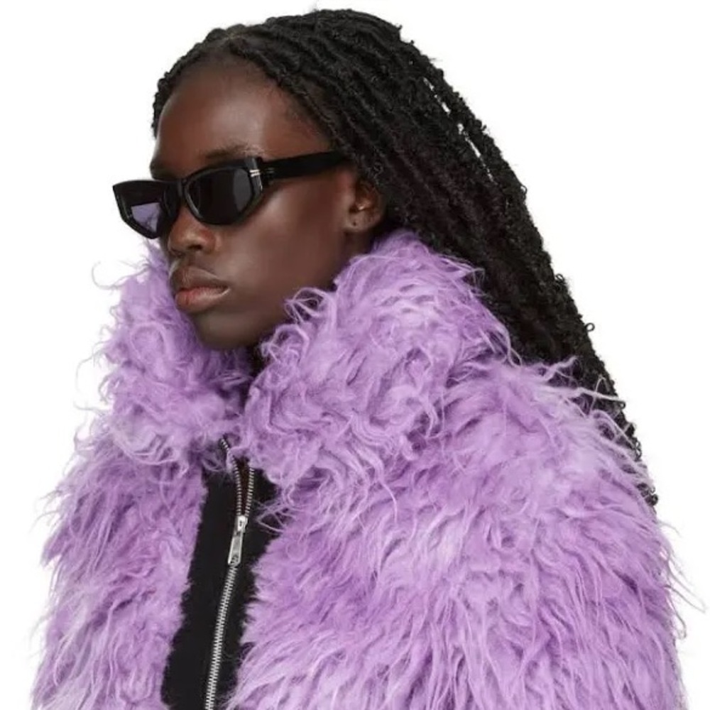 Marc Jacobs Black and Gold Cat Eye Sunglasses